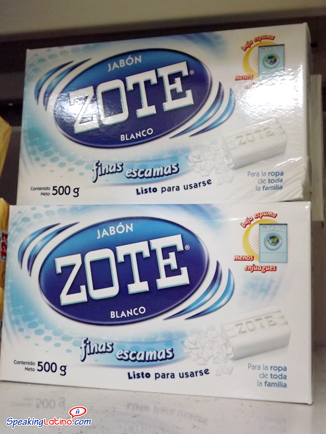Funny Hispanic Products in Supermarkets Jabon Zote