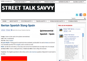 Spain Spanish Slang Street Savvy