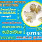 Infographic: 14 Spanish Language Words for POPCORN