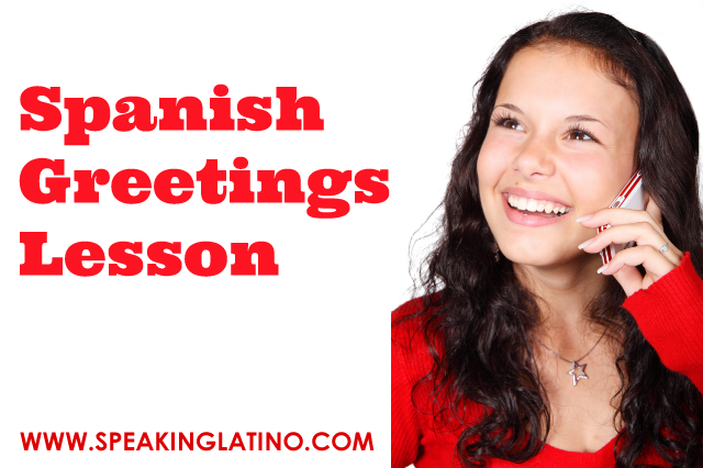 spanish greetings lesson