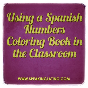 spanish numbers coloring book