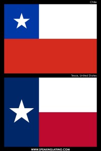 Hispanic Flags With Similar Flags from Around the World: Chile and Texas