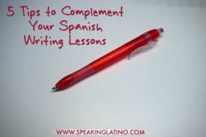 Spanish Writing Lessons