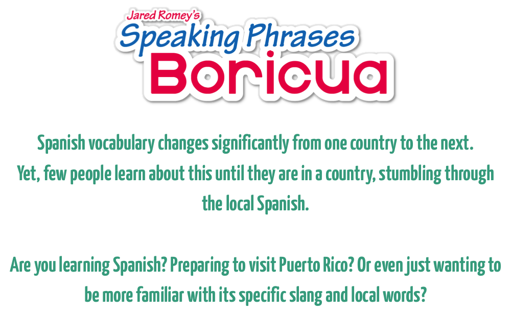 Speaking Phrases Boricua Puerto Rican Sayings EBook