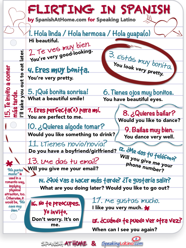 Flirting In Spanish 18 Easy Spanish Phrases For Dating