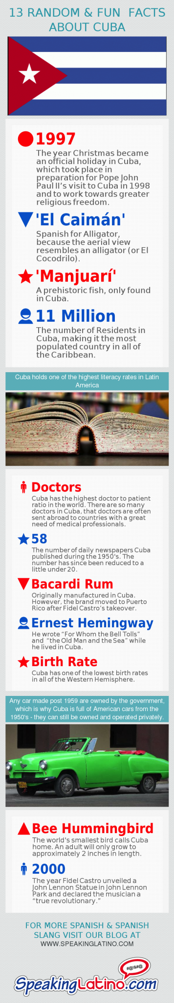Infographic 13 Random Fun Facts About Cuba