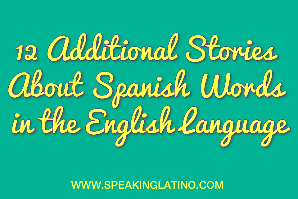 spanish words in english