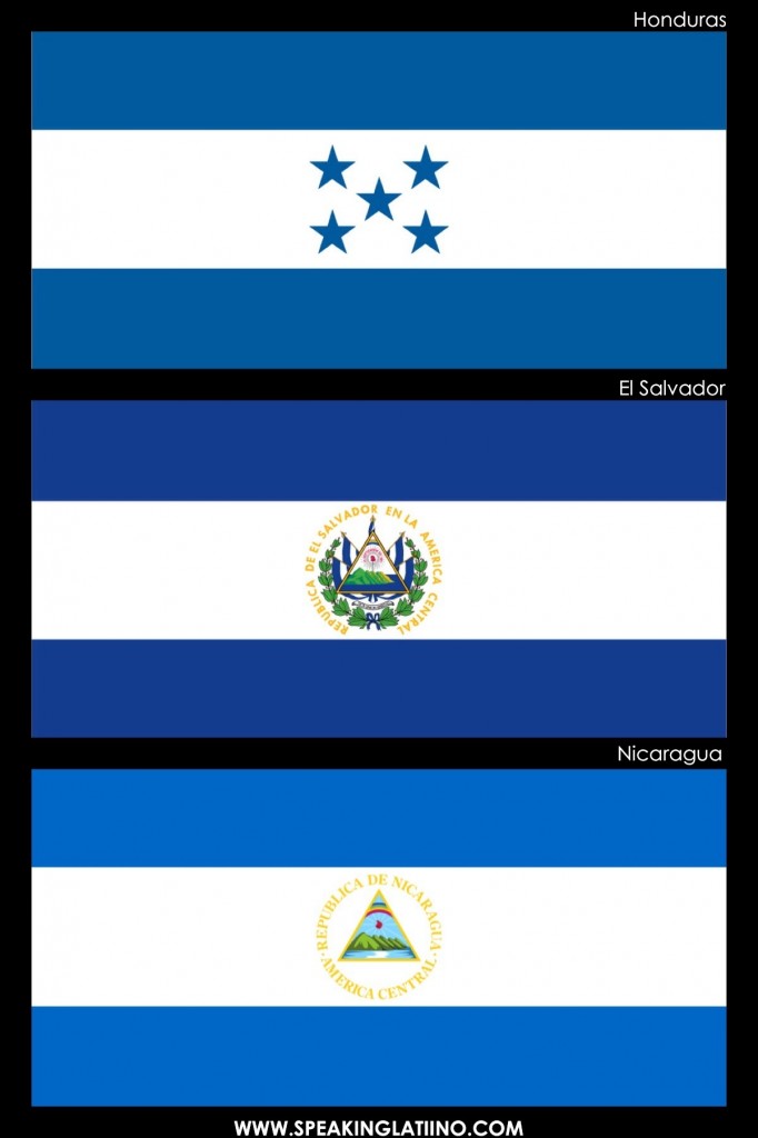 Hispanic Flags With Similar Flags from Around the World