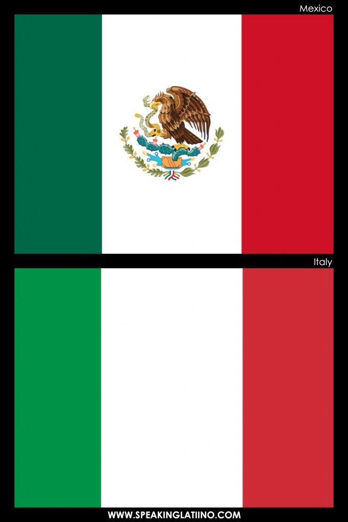 Hispanic Flags With Similar Flags from Around the World