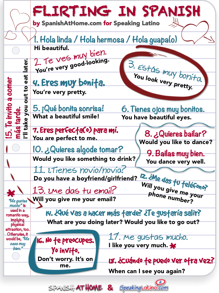 Flirting In Spanish 18 Easy Spanish Phrases For Dating 7641
