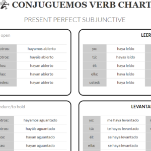 Present Perfect Subjunctive Spanish Class Activities